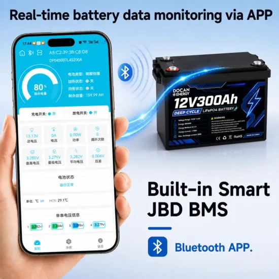 Ship from USA|Docan 12.8V 300Ah 3840Wh 4S1P Solar Energy LiFePO4 Battery Pack with JBD 12V 200A BMS Ship from USA| Docan 12.8V 300Ah 3840Wh 4S1P Solar Energy LiFePO4 Battery Pack with JBD 12V 200A BMS