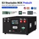 Ship from EU｜No Branding Horizontal DIY S3 Box Kits Metal Enclosure with Darren 200A WIFI and Bluetooth Remote BMS 5inch LCD