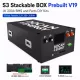 Ship from USA| Horizontal DIY Box Kit Metal Enclosure With JK PB2A16S20P 200A Inverter BMS (M8 Terminals) – Includes DC Breaker Ship from USA| Horizontal DIY Box Kit Metal Enclosure With JK PB2A16S20P 200A Inverter BMS (M8 Terminals) – Includes DC Breaker