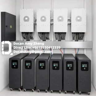 Pickup From TX Or Zip Code For Delivery Quote｜Docan Power ZZ 32kWh 51.2V Vertical Moveable LiFePO4 560Ah 628Ah Pre-Built Battery Pack for Solar Indoor Home