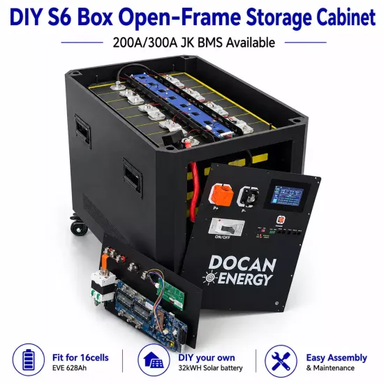 Ship from EU| Docan New DIY Horizontal S6 DIY Box Kits with 200A-300A JK PB2A16S20P V19 BMS & Parts for Assemble 51.2V 32kWh LiFePO4 Battery Ship from EU| Docan New DIY Horizontal S6 DIY Box Kits with 200A-300A JK PB2A16S20P V19 BMS & Parts for Assemble 51.2V 32kWh LiFePO4 Battery