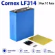 Ship from EU｜ Cornex 3.2V 314Ah LiFePO4 Battery Cell Fully Load Capacity Over 330Ah Welded M6 Studs