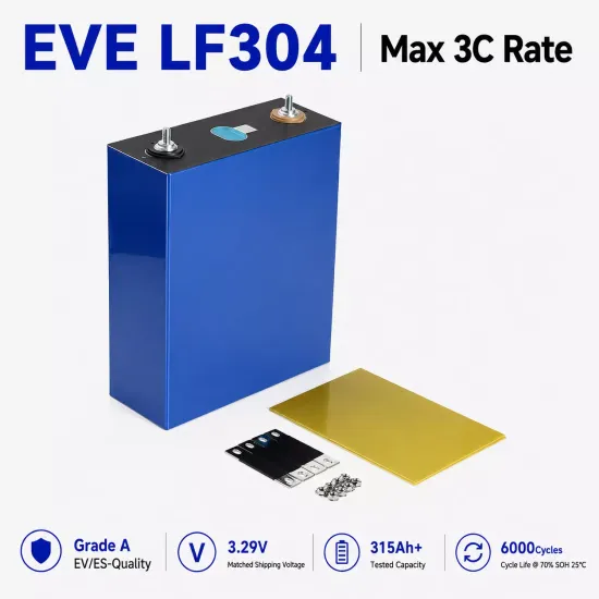 Pick-From TX or Door Delivery|EVE 304Ah LiFePO4 Battery 3.2V Lithium Battery for Solar Golf cart and EV RV Energy Pick-From TX or Door Delivery|EVE 304Ah LiFePO4 Battery 3.2V Lithium Battery for Solar Golf cart and EV RV Energy