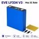 Ship from China｜EVE 334Ah 3.2V EV Grade A 3C LiFePO4 Battery Prismatic Cell with welded M6 Studs for EV RV Solar Systems