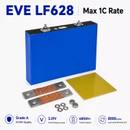Pick-From TX or Door Delivery｜EVE MB56  3.2V LiFePO4 628Ah Raw Cell 8000 Cycles With Welded M8 Studs Best For Solar Energy Storage Tested 680Ah