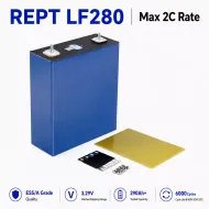 Pick-From TX or Door Delivery|REPT 280Ah 3.2V ESS-Grade Prismatic LiFePO4 Battery Cell with M6 Welded Studs Ideal for Solar Home Storage Pick-From TX or Door Delivery|REPT 280Ah 3.2V ESS-Grade Prismatic LiFePO4 Battery Cell with M6 Welded Studs Ideal for Solar Home Storage