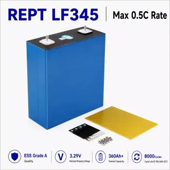 Ship from China｜REPT Battero 345Ah 3.2V Grade A Solar LiFePO4 Battery Prismatic Cell with welded M6 Studs Game Changer for DIY Power
