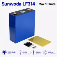 Ship from EU|Grade A Sunwoda SEVB LF314 314Ah 330Ah 340Ah Prismatic LiFePO4 Cells 3.2V-Welded M6 studs Ship from EU|Grade A Sunwoda SEVB LF314 314Ah 330Ah 340Ah Prismatic LiFePO4 Cells 3.2V-Welded M6 studs