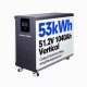 China Stock Docan Assembled 51.2V 345Ah-1050Ah 17kWh 35kWh 53kWh Plug & Play Solar Energy LiFePO4 Grade A Battery Pack-Massive 86kWh