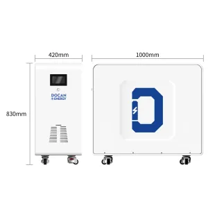 Ship from China｜New Docan 51.2V 942Ah MOON 48kWhh Vertical Moveable LiFePO4 Battery Pack for Solar Home Storage | Plug & Play Assembled