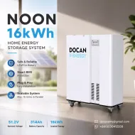 Self-Collection From DE Or Zip Code For Delivery Quote｜DO-NOON 51.2V 314Ah Plug & Play Complete LiFePO4 16kWh Solar Home WIFI Battery Pack–Vertical Moveable