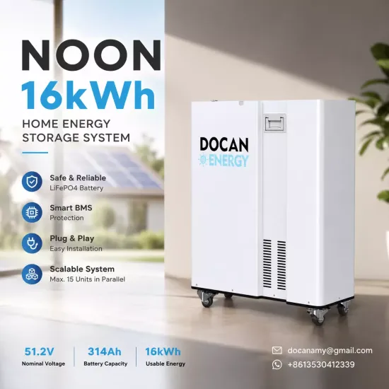 Ship from China| Docan NOON 14-17kWh 51.2V Vertical Moveable LiFePO4 280Ah 300Ah 314Ah Solar Plug & Play Battery Pack Ship from China| Docan NOON 14-17kWh 51.2V Vertical Moveable LiFePO4 280Ah 300Ah 314Ah Solar Plug & Play Battery Pack