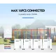 USA Stock DO-NOON 51.2V 314Ah 16kWh Plug & Play Prebuilit WIFI Solar Home LiFePO4 Battery Pack Vertical Moveable