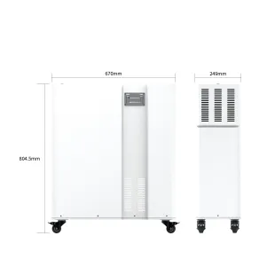 Pickup From TX  Or Zip Code For Delivery Quote｜DO-NOON 51.2V 314Ah 16kWh Plug & Play Prebuilit Solar Home LiFePO4 Grade A EVE 314Ah Battery Pack Vertical Moveable