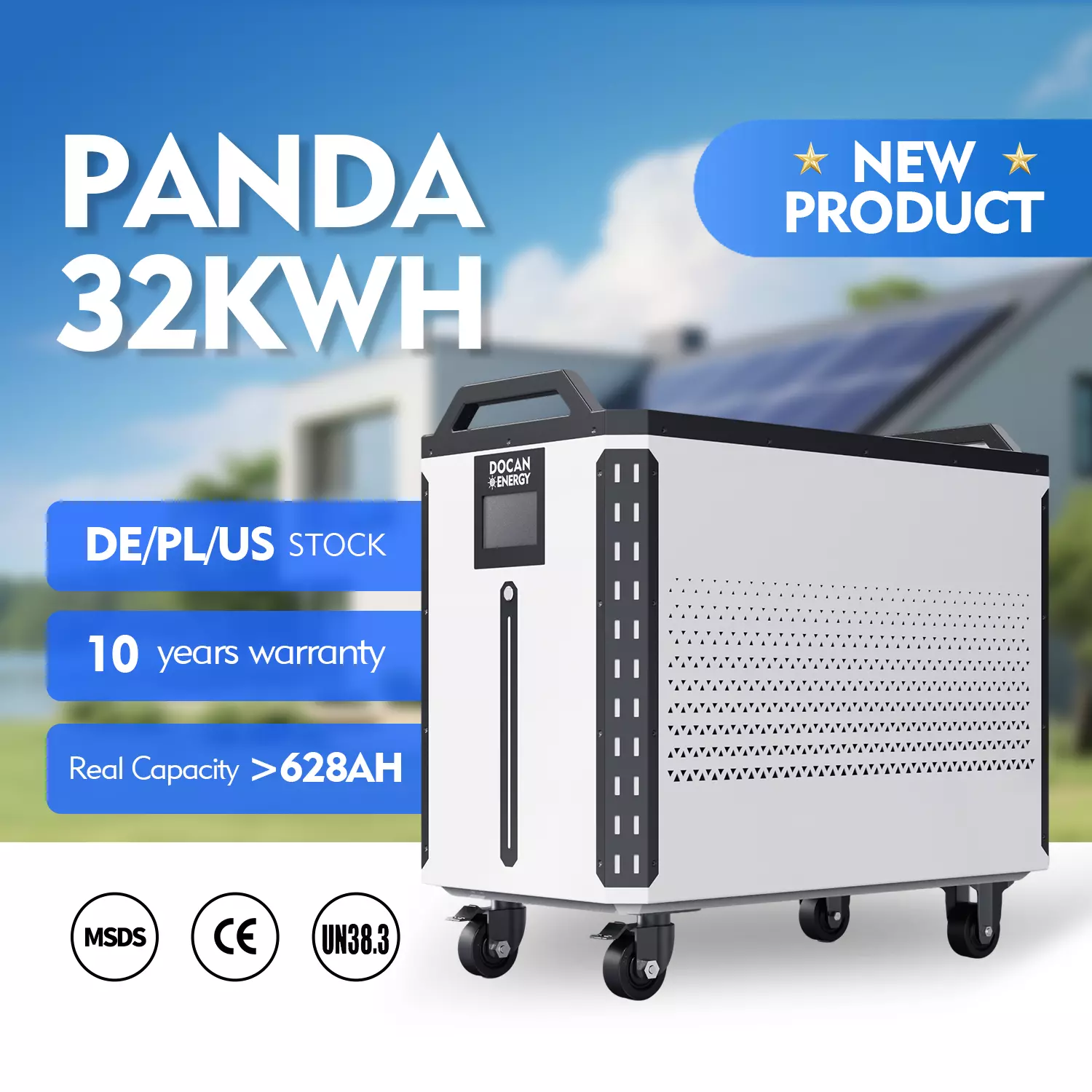 Napat Wattanaページ China Stock Docan Power Docan Energy Panda 51.2V 628Ah LiFePO4