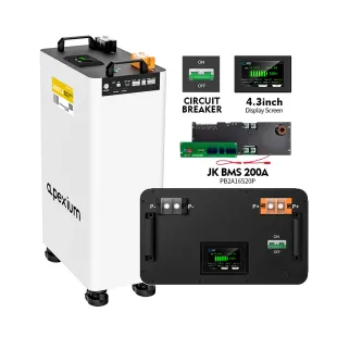 USA Stock L3 16kWh 51.2V LiFePO4 314A Battery Pack with Grade A EVE MB31 Sunwoda 314Ah for Solar Home Storage