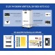 EU Stock Pre-sale Docan Apexium Vertical L3 DIY Box Kits With JK 200A Bluetooth BMS–Solar Lifepo4 Battery Enclosure(M8 Terminals + DC Breaker)
