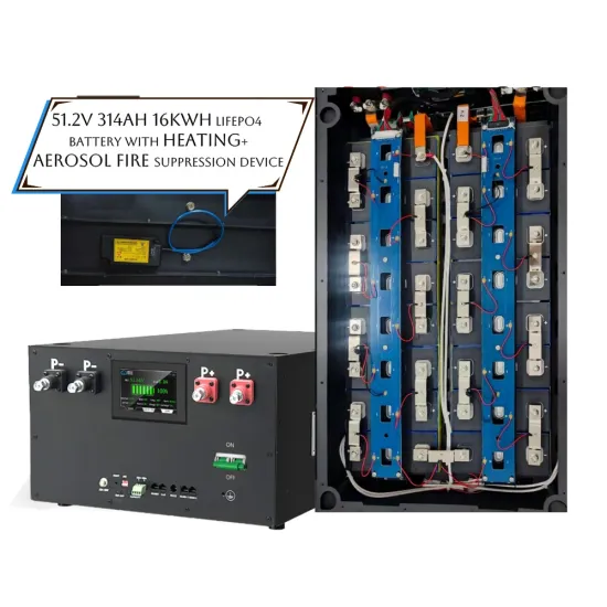 US Stock Pre-Sale Complete 51.2V 314Ah 16kWh LiFePO4 Stackable Solar Battery Pack with Heating and Aerosol Fire Suppression Device