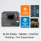 US Stock Pre-Sale Complete 51.2V 314Ah 16kWh LiFePO4 Stackable Solar Battery Pack with Heating and Aerosol Fire Suppression Device