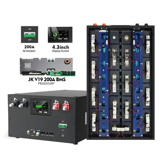 US Stock Horizontal DIY Box Kit Metal Enclosure With JK PB2A16S20P 200A Inverter BMS (M8 Terminals) – Includes DC Breaker