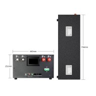 USA Stock Horizontal DIY Box Kit Metal Enclosure With JK PB2A16S20P 200A Inverter BMS (M8 Terminals) – Includes DC Breaker  USA Stock Horizontal DIY Box Kit Metal Enclosure With JK PB2A16S20P 200A Inverter BMS (M8 Terminals) – Includes DC Breaker
