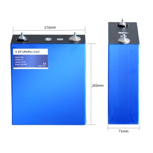 Ship from EU|Cornex 3.2V 314Ah LiFePO4 Battery Cell Fully Load Capacity Over 330Ah Welded M6 Studs Ship from EU|Cornex 3.2V 314Ah LiFePO4 Battery Cell Fully Load Capacity Over 330Ah Welded M6 Studs