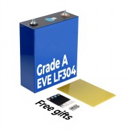 China  Stock EVE 304Ah 3.2V Grade A LiFePO4 Battery 320Ah Prismatic Cell with welded M6 Studs for EV RV Solar Systems China  Stock EVE 304Ah 3.2V Grade A LiFePO4 Battery 320Ah Prismatic Cell with welded M6 Studs for EV RV Solar Systems