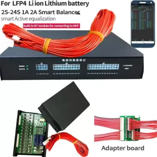 USA Stock Presale JK B2A16S smart 2A active balancer from Jikong can add for Docan Solar LiFePO4 Battery pack and DIY box kits