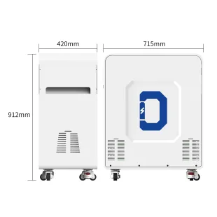 Pickup From TX Or Zip Code For Delivery Quote｜Docan MOON 32kWh 48V 628Ah Vertical Moveable Plug & Play Assembled LiFePO4 torage Battery Off Grid Solar 