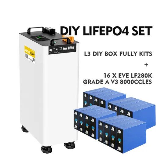 US Stock DIY LiFePO4 Set| 16pcs EVE LF280K V3 Cells + Stackable Box + JK 200A 2A Active Balance BMS + Assembly parts