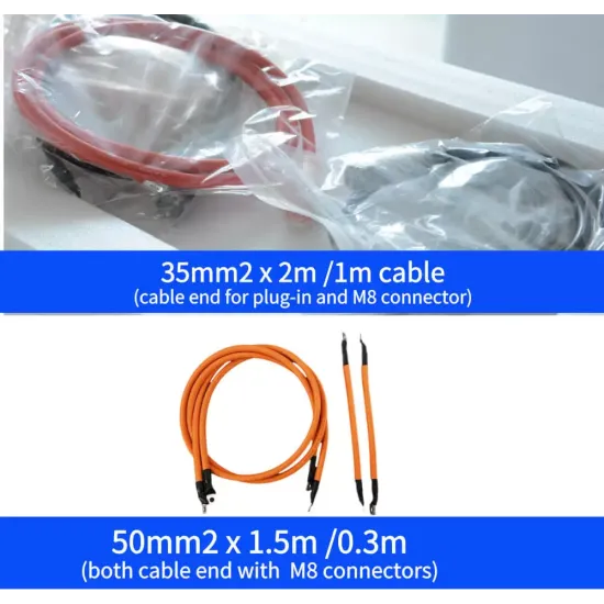 Ship from USA｜Docan Prebuilt Solar Home Battery Packs Matched Cables