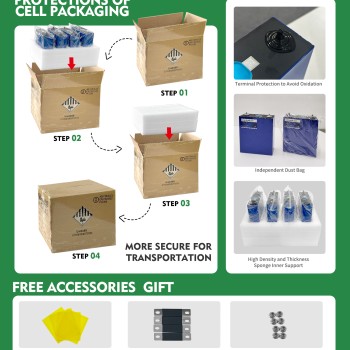 USA Stock EVE LF280K 280Ah V3 8000cycles Grade A LiFePO4 310Ah 3.2V Prismatic Battery Cell for EV and RV DIY Solar  USA Stock EVE LF280K 280Ah V3 8000cycles Grade A LiFePO4 310Ah 3.2V Prismatic Battery Cell for EV and RV DIY Solar