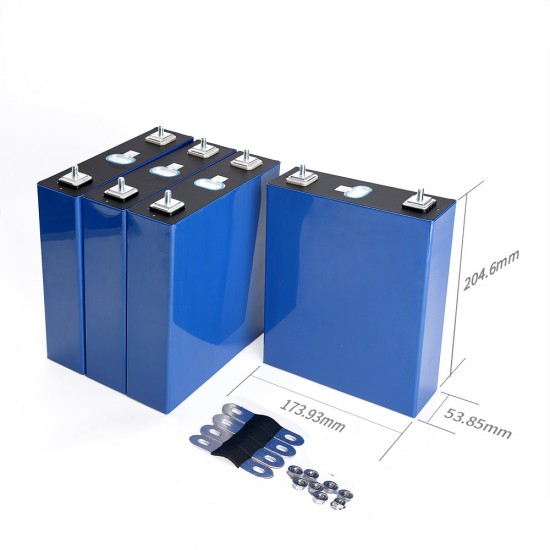 USA STOCK FAST UPS DELIVERY EVE LF230 230Ah 3.2V LiFePO4 Prismatic Battery Cell Laser Welded Terminal Stud USA STOCK FAST UPS DELIVERY EVE LF230 230Ah 3.2V LiFePO4 Prismatic Battery Cell Laser Welded Terminal Stud