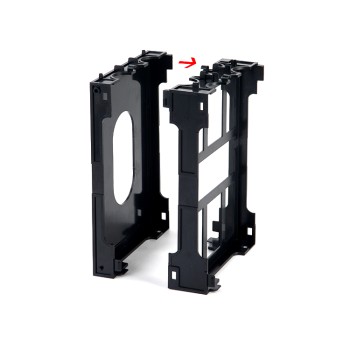 China Stock 105Ah Size Plastic Snap-on Bracket/Holder for Efficient Mounting of LiFePO4 Solar EV Applications Batteries (100-110Ah)  Shelf China Stock 105Ah Size Plastic Snap-on Bracket/Holder for Efficient Mounting of LiFePO4 Solar EV Applications Batteries (100-110Ah)  Shelf