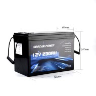 China Stock Docan 12.8V 230Ah 2944Wh 4S1P Solar Energy LiFePO4 Battery Pack with JBD 12V 200A Bluetooth BMS China Stock Docan 12.8V 230Ah 2944Wh 4S1P Solar Energy LiFePO4 Battery Pack with JBD 12V 200A Bluetooth BMS