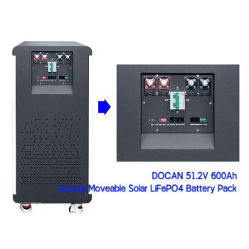 Ship from China｜ Docan ZZ 28–33kWh 51.2V Vertical Moveable LiFePO4 560Ah 600Ah 660Ah Battery Pack for Solar Energy Storage | Plug & Play Assembled