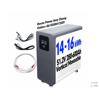 EU Stock ZZ 14-16kWh 51.2V Vertical LiFePO4 280Ah 314Ah Pre-Built Battery Pack for Solar Home with Roller Wheels | Plug & Play 