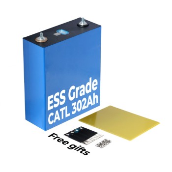 China Stock ESS Grade CATL 302Ah Solar LiFePO4 3.2V Prismatic Cell with Welded M6 Studs-For Off-Grid Home Energy Storage China Stock ESS Grade CATL 302Ah Solar LiFePO4 3.2V Prismatic Cell with Welded M6 Studs-For Off-Grid Home Energy Storage