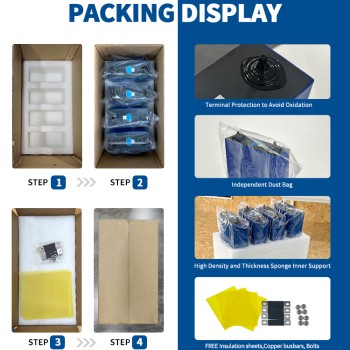 USA Stock EVE MB30 306Ah LiFePO4 Battery 3.2V Prismatic Cell for Energy Storage for Home RVs and DIY Solar Power Systems USA Stock EVE MB30 306Ah LiFePO4 Battery 3.2V Prismatic Cell for Energy Storage for Home RVs and DIY Solar Power Systems