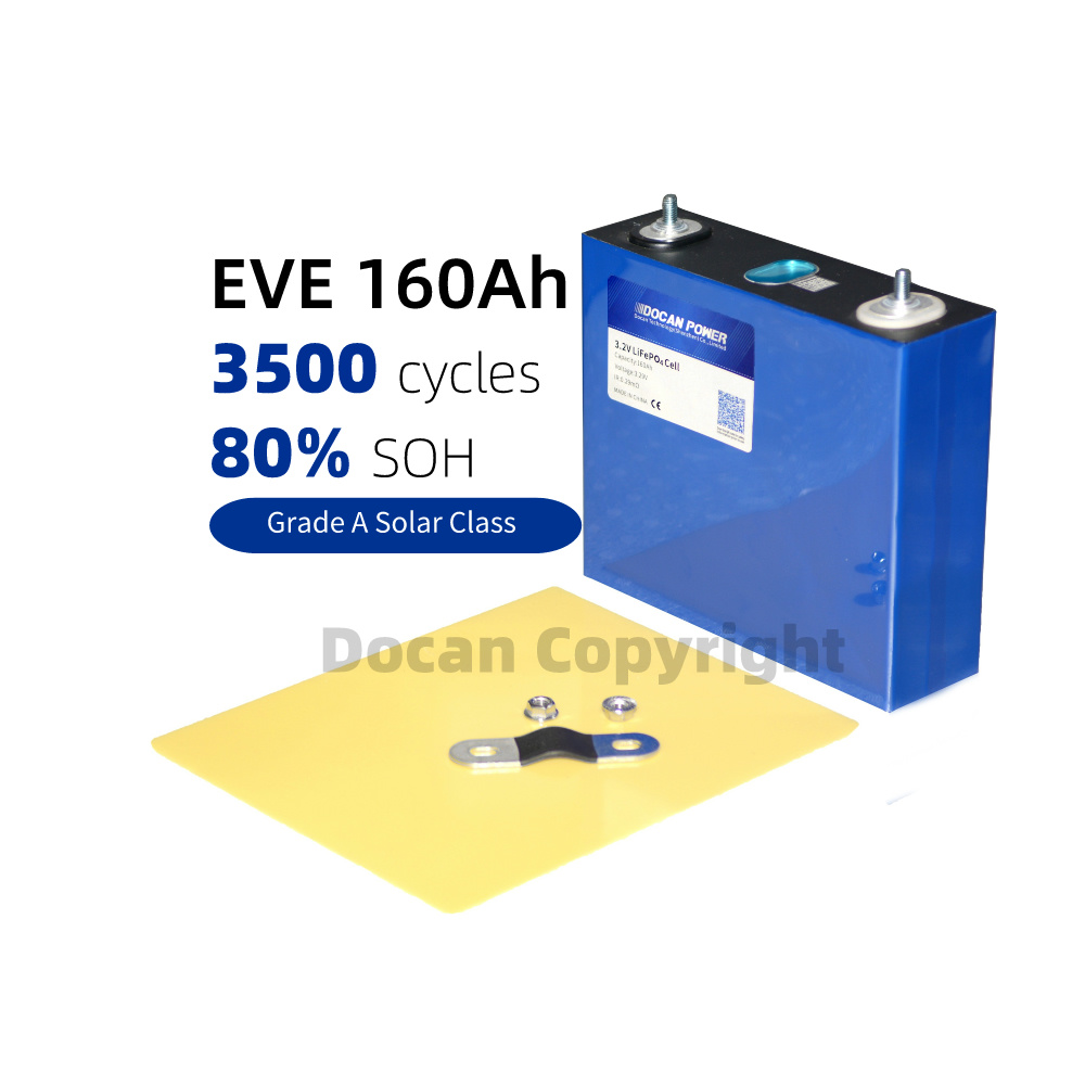 3.2V Prismatic Battery - LiFePO4 cell for Solar Home Storage