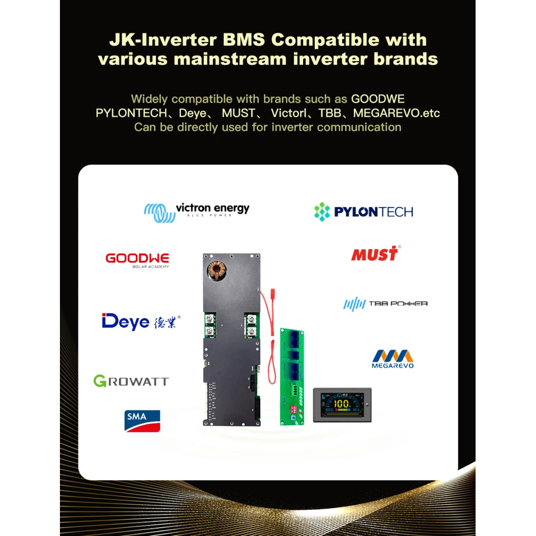 JK BMS V19 200A: Smart Management for Solar LiFePO4 Batteries