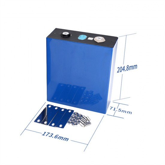 EVE LF280N 280Ah 3.2V LiFePO4 Prismatic Battery Cell Threaded Screw-in Terminal Stud EVE LF280N 280Ah 3.2V LiFePO4 Prismatic Battery Cell Threaded Screw-in Terminal Stud