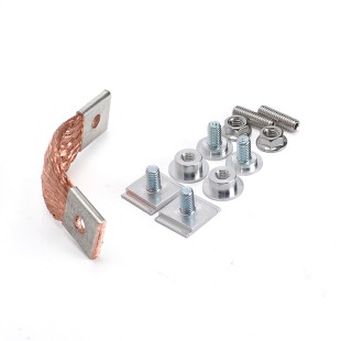 Ship from USA｜ Gold M6 Flexible Busbar for LiFePO4 280Ah-320Ah Battery Cells  Copper Connector with CAN BENT Design