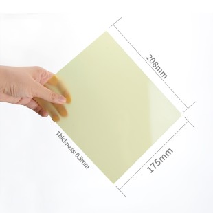 Ship from USA｜Yellow Separator Spacers Battery Expoxy Board 208*175*0.5mm To Put Between LiFePO4 Battery Cells